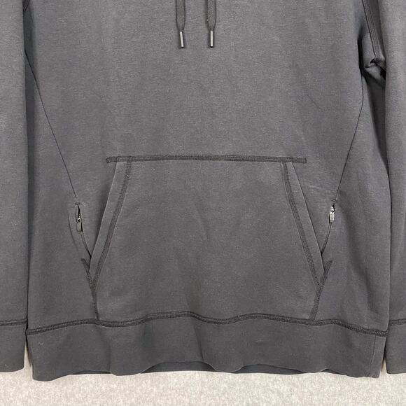 Ten Thousand Mens Size L Black Midweight Tech Hoodie Pullover - Picture 3 of 8